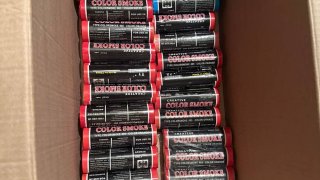 As a Result of Searches Large Quantities of Flammable Objects Intended to Damage Power and Internet Cables on Street Found